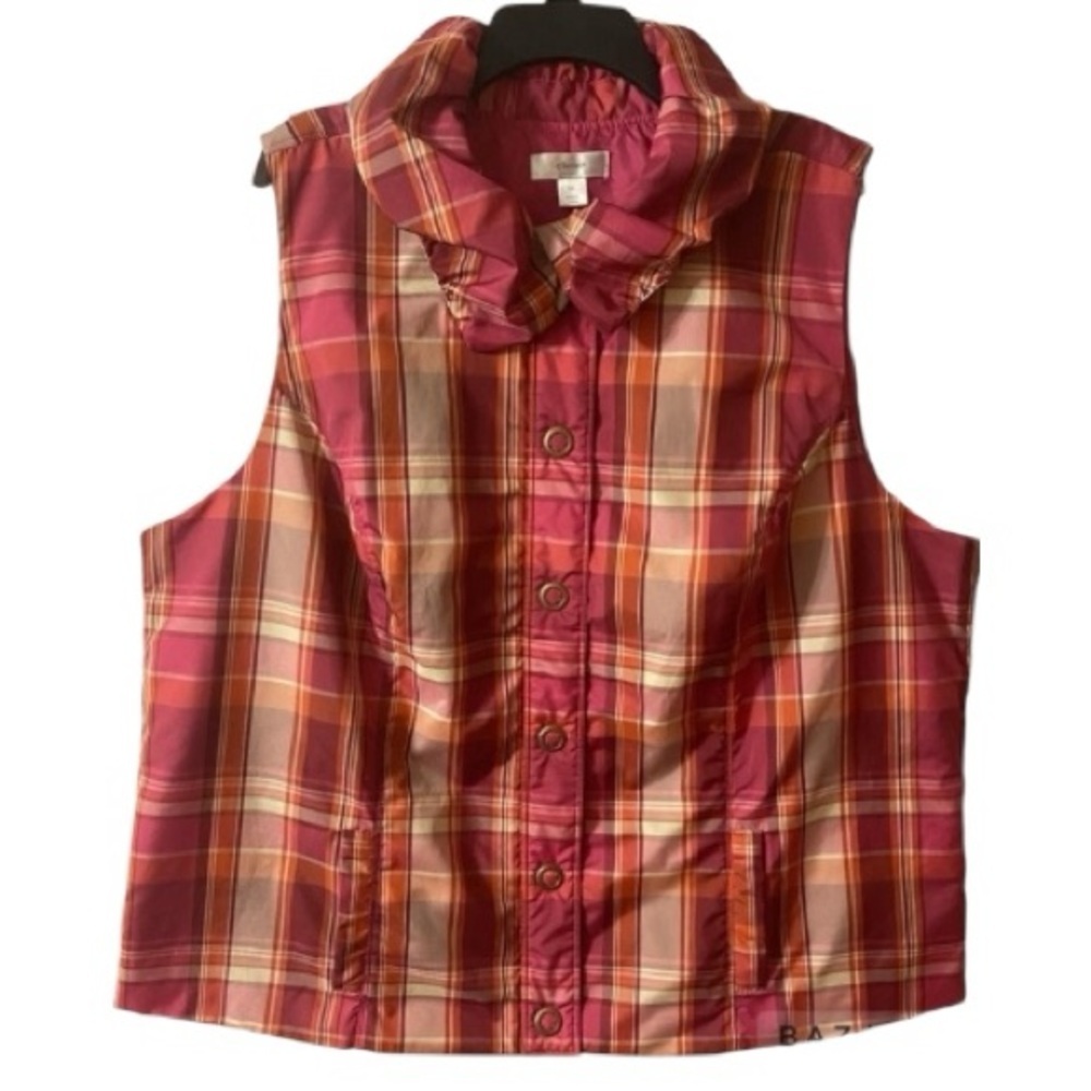 CJ Banks Vest, Puffer Vest, Plaid, Lightweight, Plus Sz 3X, XXXL, Feminine - Picture 12 of 12